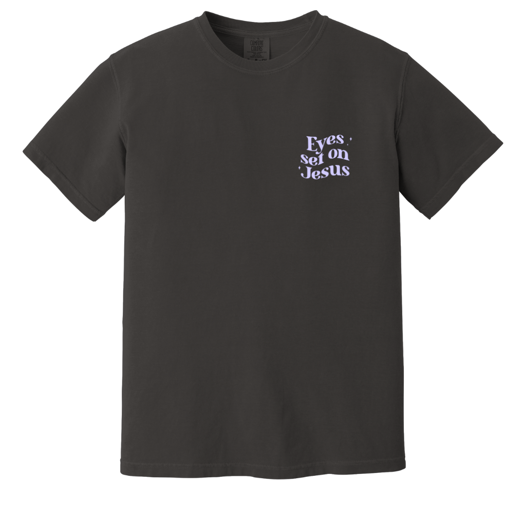 Set Your Eyes On Jesus Graphic Front/Back Tee