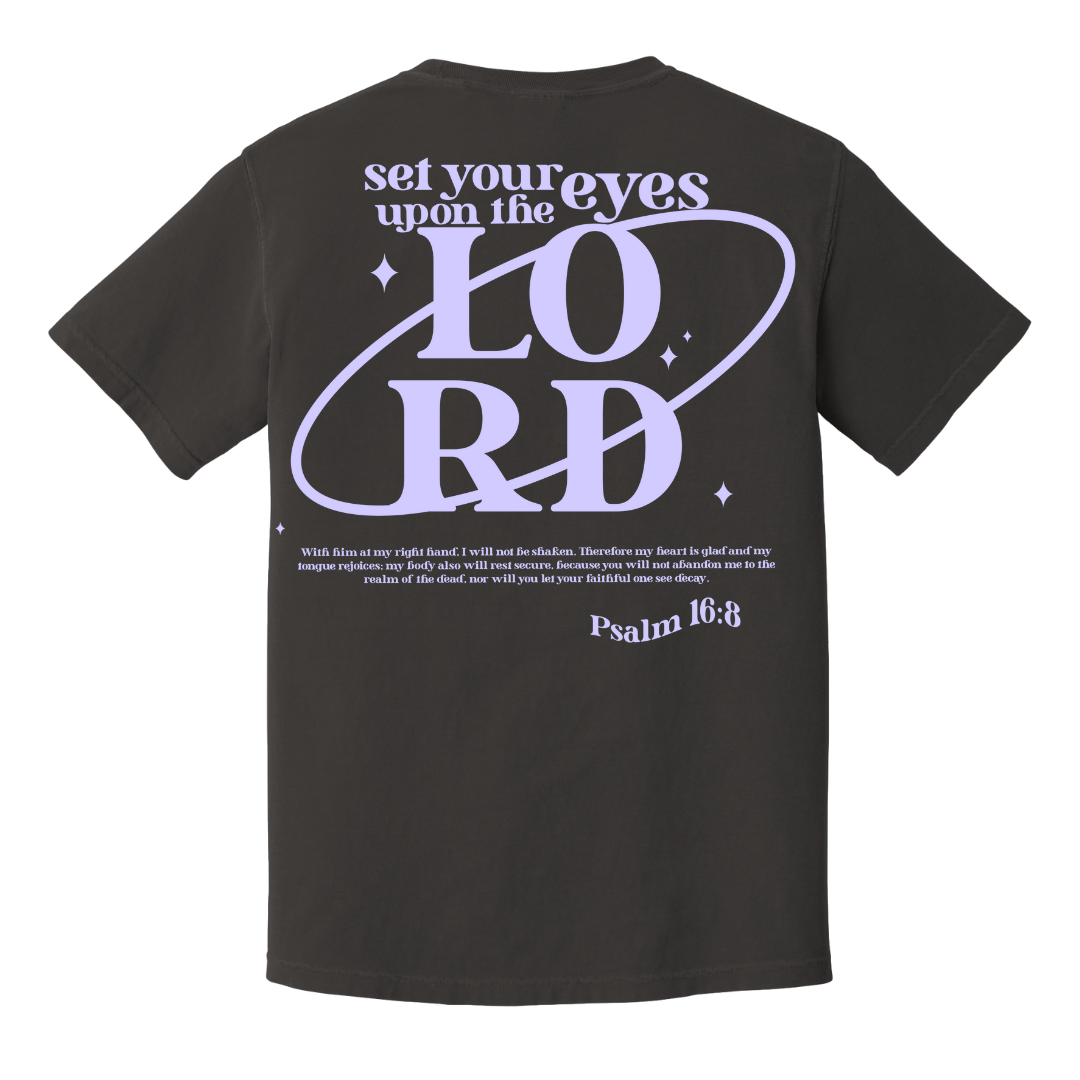 Set Your Eyes On Jesus Graphic Front/Back Tee