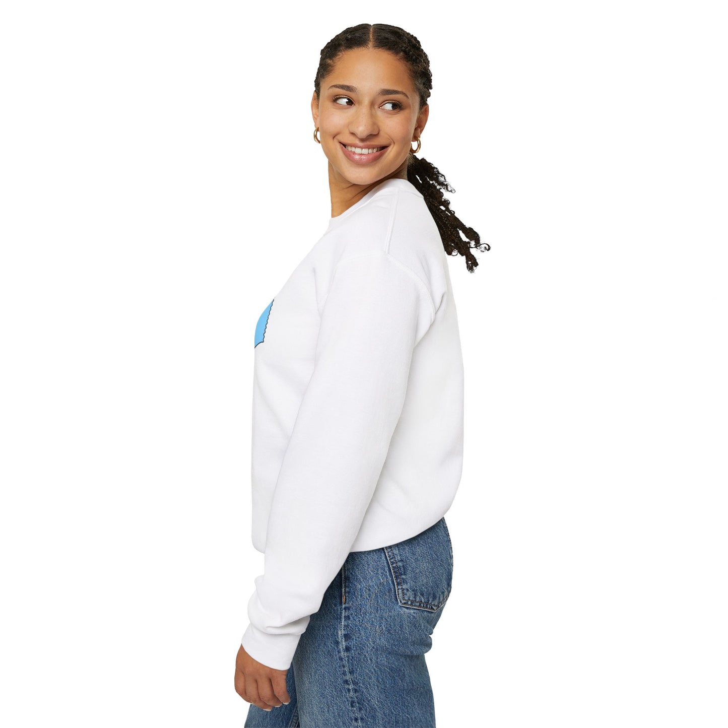 Admit One - A New Life in Christ Crewneck Sweatshirt, Bible Verse Sweatshirt, Gildan
