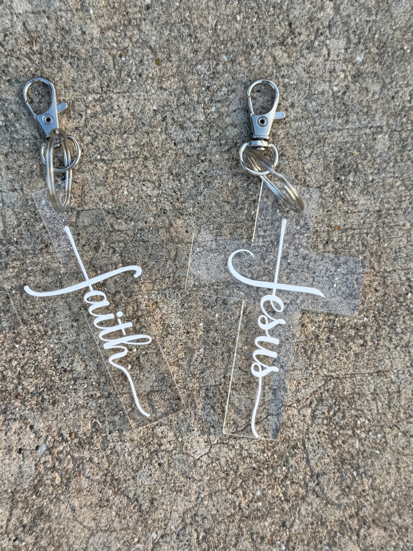 Jesus Saves Keychains, Faith Keychain, Jesus Acrylic Keychain