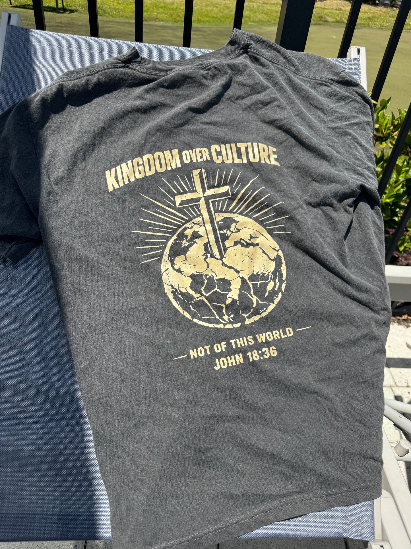 Kingdom Over Culture Tee Front/Back - New!