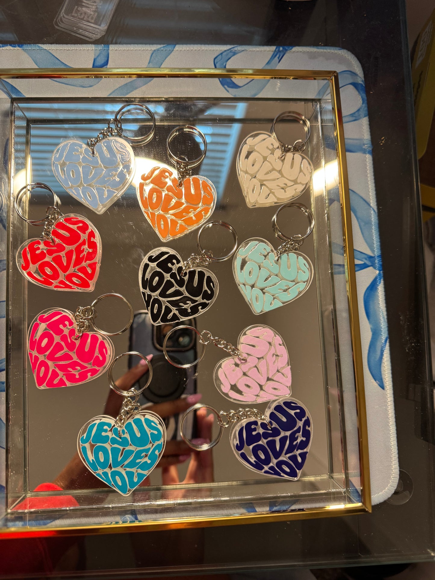 Jesus Loves You Keychains