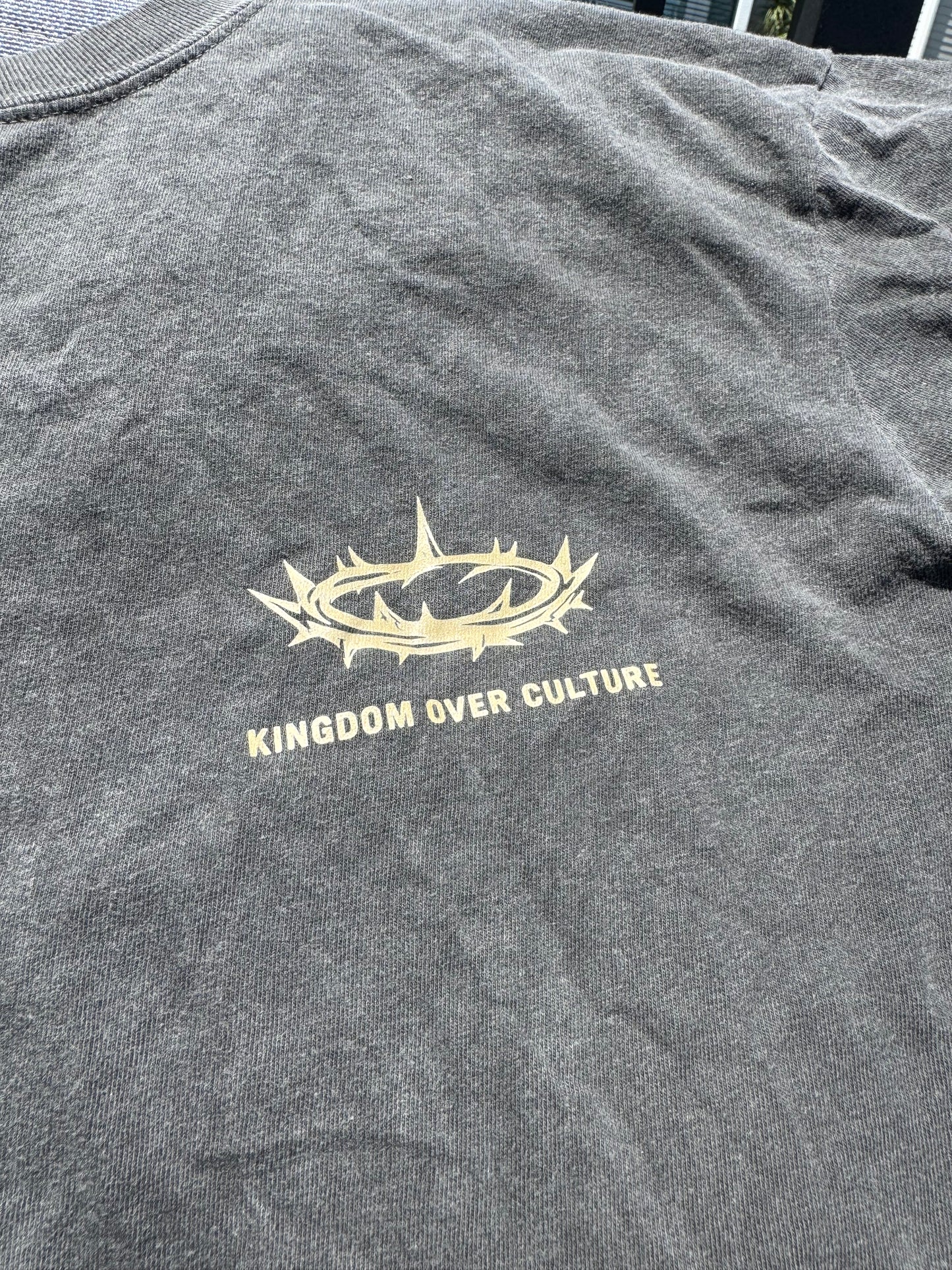 Kingdom Over Culture Tee Front/Back - New!