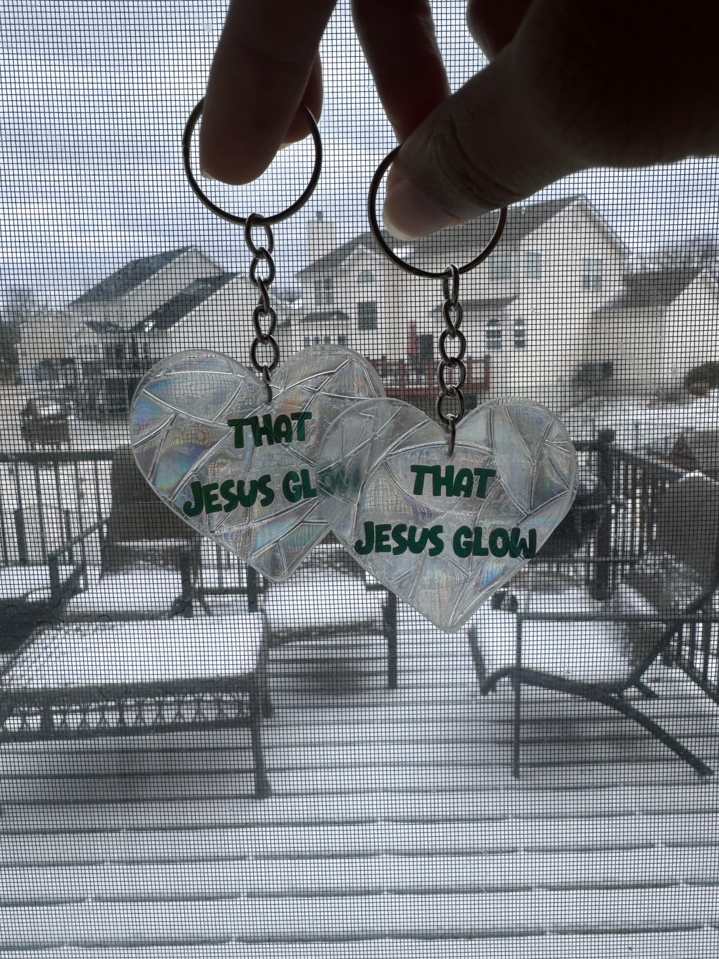 Jesus Glow Keychains