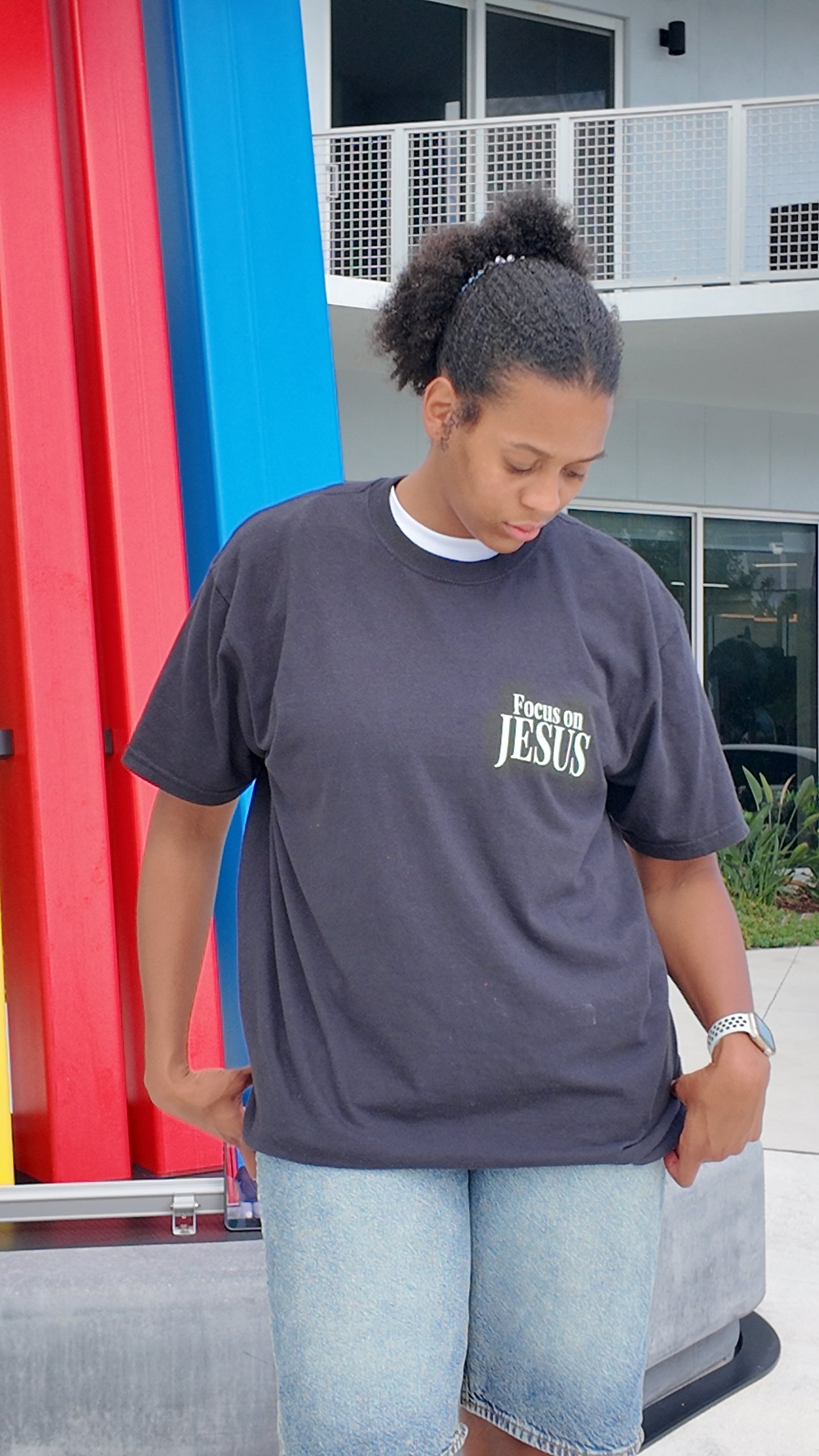 Focus on Jesus *Glows in the Dark F/B tee