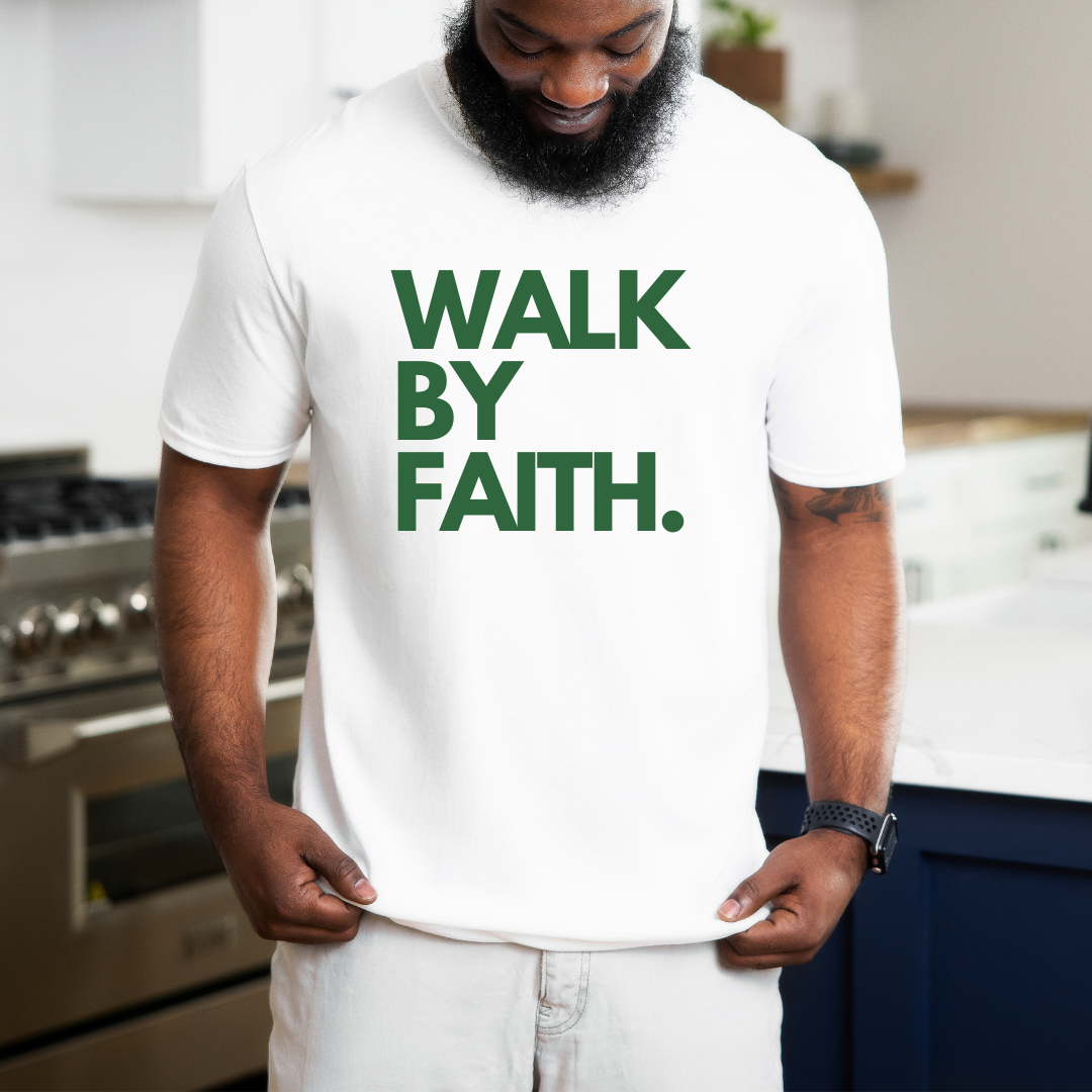 Walk by Faith - HIS PLAN - T-shirt - Front/Back Design